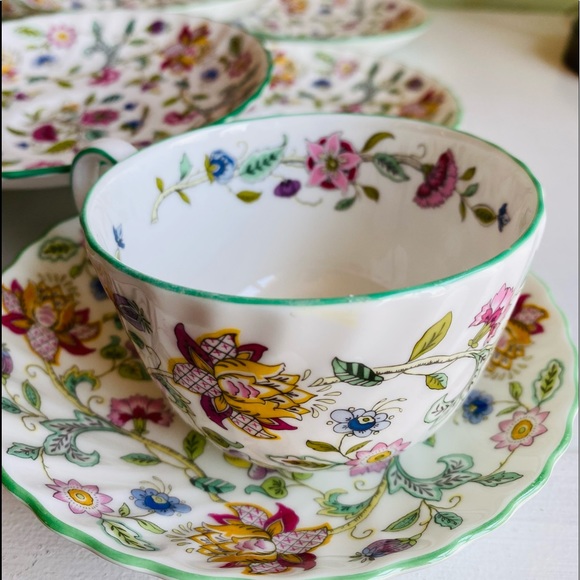 10 Royal Doulton Haddon Hall Tea ☕️ Cup Plates - Picture 8 of 16